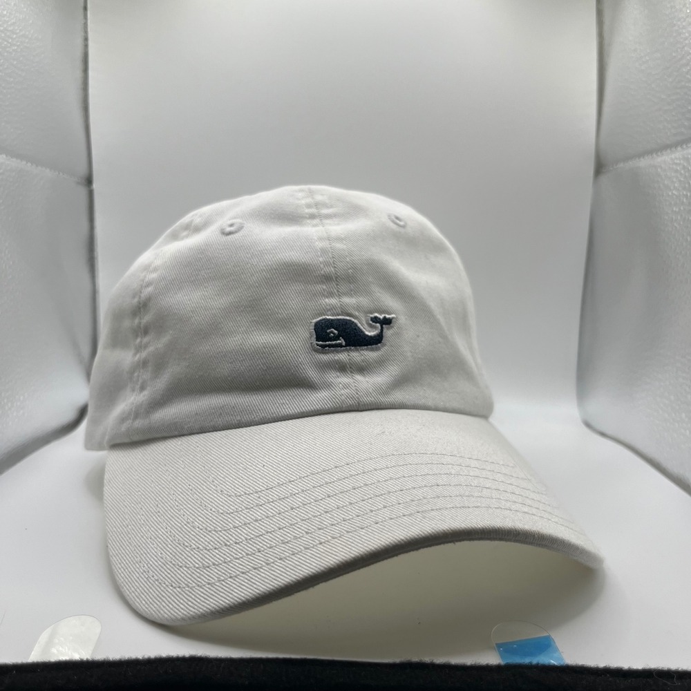 Vineyard Vines Baseball Cap Mens OS White Whale Logo Adjustable Hat